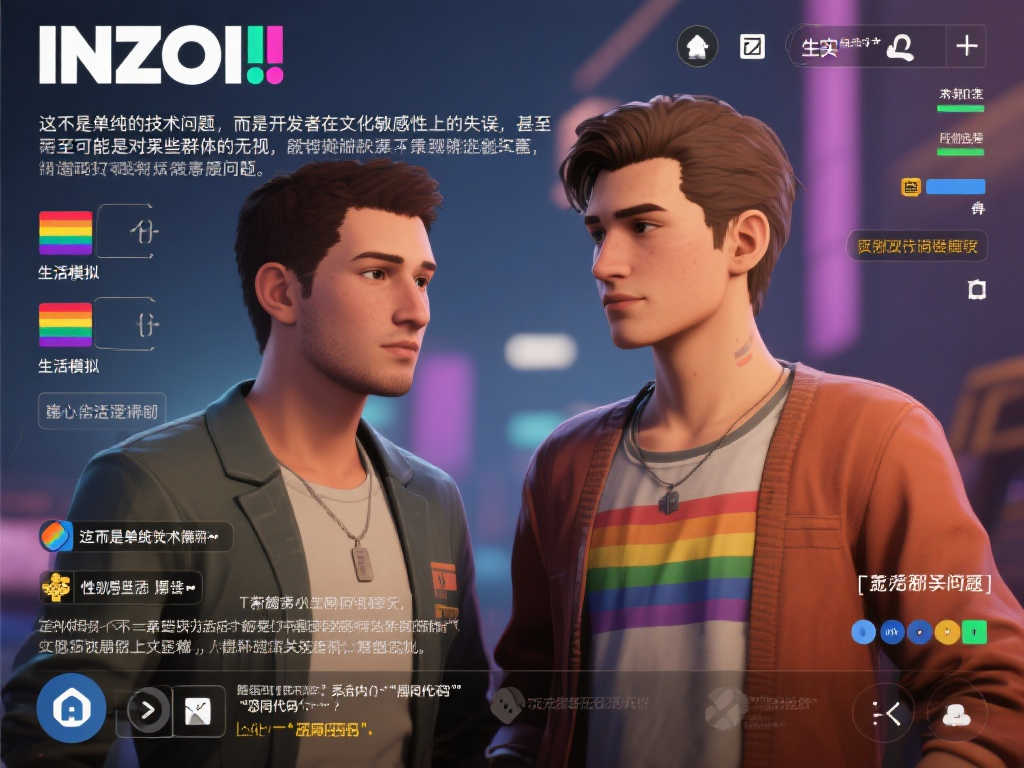 《InZOI》因缺乏同性恋内容遭批评：疑似内置“恐同逻辑”！